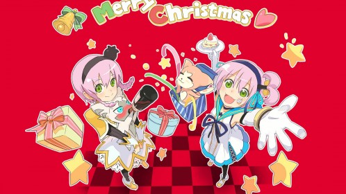christmas girls merry anime